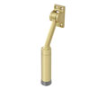 Deltana DHK7U3 7" HD Solid Brass Kickdown Door Holder - Polished Brass