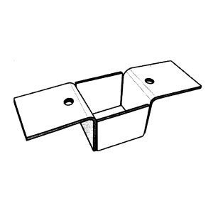 DKS FBSBOX-36 Flush Bolt Strike Box