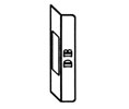 DKS FRMT-DB Frame Deadbolt Template