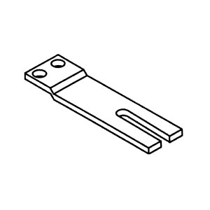 DKS FTAB-6 Flush Bolt Tabs, Split Tail