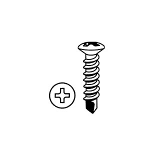 DKS ST8-114 #8 Tek 1-1/4" Self-Tapping Screw