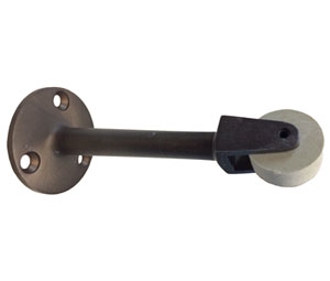 Don-Jo 1486 - 613 Oil Rubbed Bronze 4-1/2" Straight Roller Bumper 