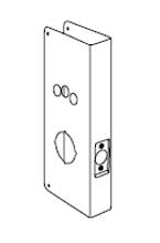 Don-Jo 17-CW S Satin Stainless Steel Wrap-Around Plate