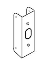 Don-Jo 10-FE S Satin Stainless Steel Wrap-Around Plate