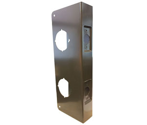 Don-Jo 258 CW PB  Polished Brass Wrap-Around Plate