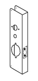 Don-Jo 27-CW S Satin Stainless Steel Wrap-Around Plate