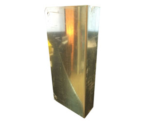 Don-Jo 40 PB VF Polished Brass Wrap-Around Plate