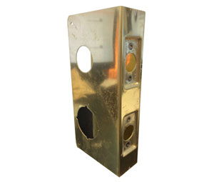 Don-Jo 484-CW PB Polished Brass Wrap-Around Plate 