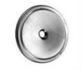 Don-Jo 57 605 Polished Brass Back Plate for Cabinet Knobs