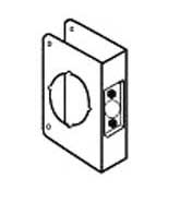 Don-Jo 61-CW S Satin Stainless Steel Wrap-Around Plate