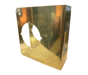 Don-Jo 81-CW PB Polished Brass Wrap-Around Plate