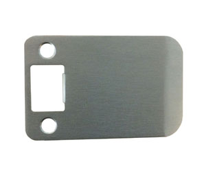 Don-Jo 9103-619-RC 2-1/4" Polybagged Extended Lip Strike with 1/4in. Round Corner - Dull Nickel Plate