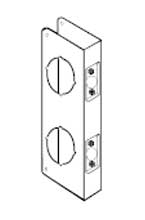 Don-Jo 943-CW S Satin Stainless Steel Wrap-Around Plate