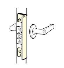 Don-Jo ALP-210 SL Silver Coated Angle Latch Protector