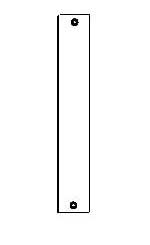 Don-Jo EF-86 Prime Coated Filler Plate