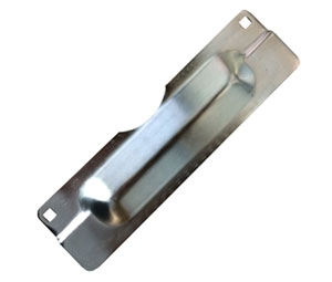 Don-Jo PLP-211 626 3" x 11" Pin Latch Protector for Outswing Doors for Rose - Satin Chrome Finish