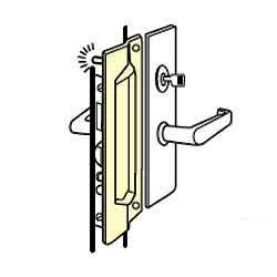 Don-Jo PULP-211 BP Brass Plated Latch Protector