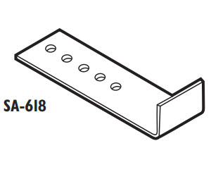 Don-Jo SA-618 Steel Strap Anchor 1" x 5" x 1"
