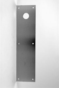 Don-Jo CFD71 605 Polished Brass 4" x 16" Push Plate with 1-1/2" CFD Cut