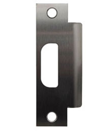 Don-Jo EH-161 622 Extended Height Latch Bolt Hole ASA Strike - Matte Black