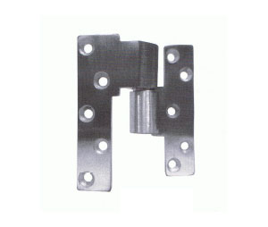 Don-Jo IP-34-LHR 626 Intermediate Pivot - Left Handed - 5" x 4-1/4" - Satin Chrome Plated Brass