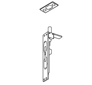 Don-Jo 1557 605 Polished Brass Flush Bolt