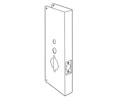 Don-Jo 28-CW PB Wrap-Around Plate for Securitron Sable Lock - 2-3/4" Backset - Polished Brass