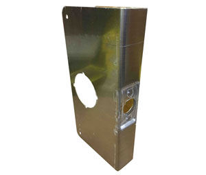 Don-Jo 3-CW AB Antique Brass Wrap-Around Plate 