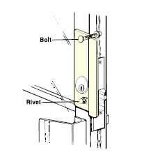 Don-Jo GLP-307 RHR DU Duro Coated Latch Guard 