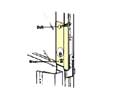 Don-Jo GLP-307 LHR DU Duro Coated Latch Guard 