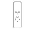 Don-Jo RP-18 605 5" x 14" Remodeler Plate - Bright Brass Finish