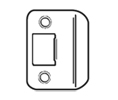 Don-Jo ST-214-RC 619 Satin Nickel Full Lip Strike 