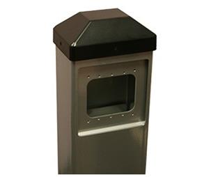 BEA BOLLARD-BRZ Mounting Post for Pushplates-Bronze