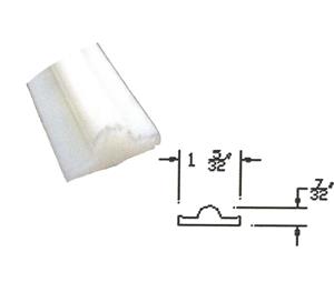 Besam 18-20-002-8 Top Plastic Track Extrusion, 8ft