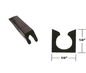 Besam 50-20-135-4 Plastic Guide Extrusion/Vinyl, 4ft