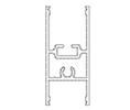 Besam US01-0412LLDB 4" Bottom Rail - DB - Sold per Feet