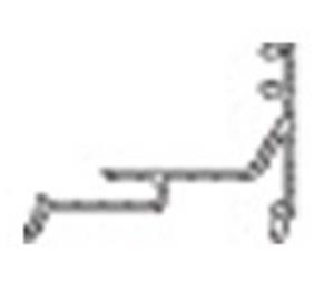 Besam US01-0420LLCL 5/8 or 1 Glass Gutter with Vinyl - CL - Sold per Feet