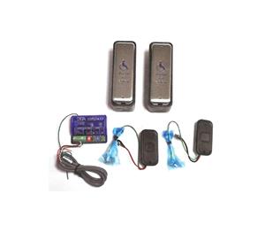 DCM PPW-475JMBSM Wireless 4.75" Jamb Surface Mount Push Plate Package