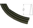 Dorma DE0152-120 Weatherstrip-SK27159 (15.9mm)-Sold per Feet