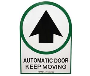 Horton C1631-2 Decal, 6" Arrow and Do Not Enter