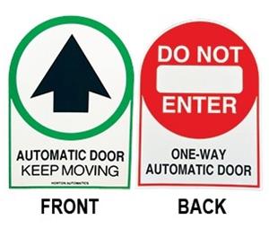 Horton C1631-3 Decal, 6" Arrow and One Way