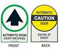Horton C1693-1 Decal, Arrow/Caution Enter