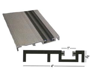 Horton C2873A-16 Threshold Guide with C0289, 16 feet - Clear