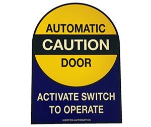 Horton C7280 Decal, Double Sided-Auto Door Asto