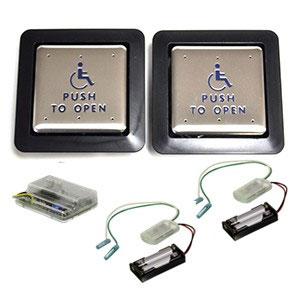 DCM PPW900-475SQFM Push Plates Package Wireless 4.75" SQ FM