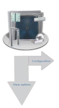 Double Metal Door and Frame Unit