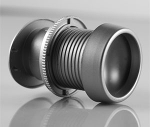 Door Scope DS-1000-MG ABS Plastic body 168 Degree View Fits doors 1-1/8" - 2" thick Gray Finish