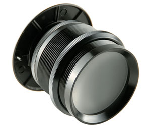 Door Scope DS-2000-AL-B Aluminum body 168 Degree View Fits doors 1-1/8" - 2" thick Black finish