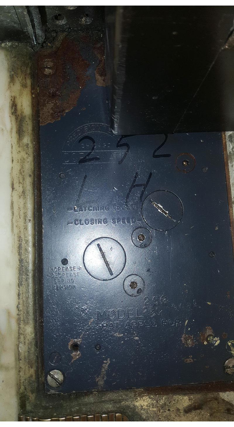 DorOMatic Rebuilt 250252 Rebuilt Floor Door Closer for DorOMatic