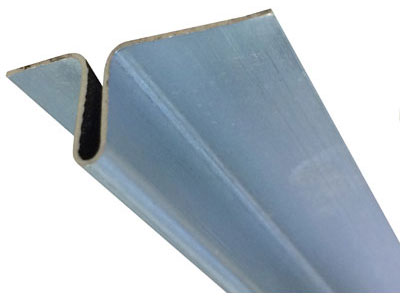 Zinc Standard Rib Strip Double Hung Windows Head Section 